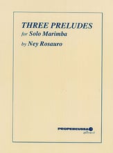 THREE PRELUDES FOR MARIMBA cover